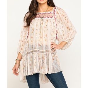 New Free People Dance Magic Tunic in Ivory